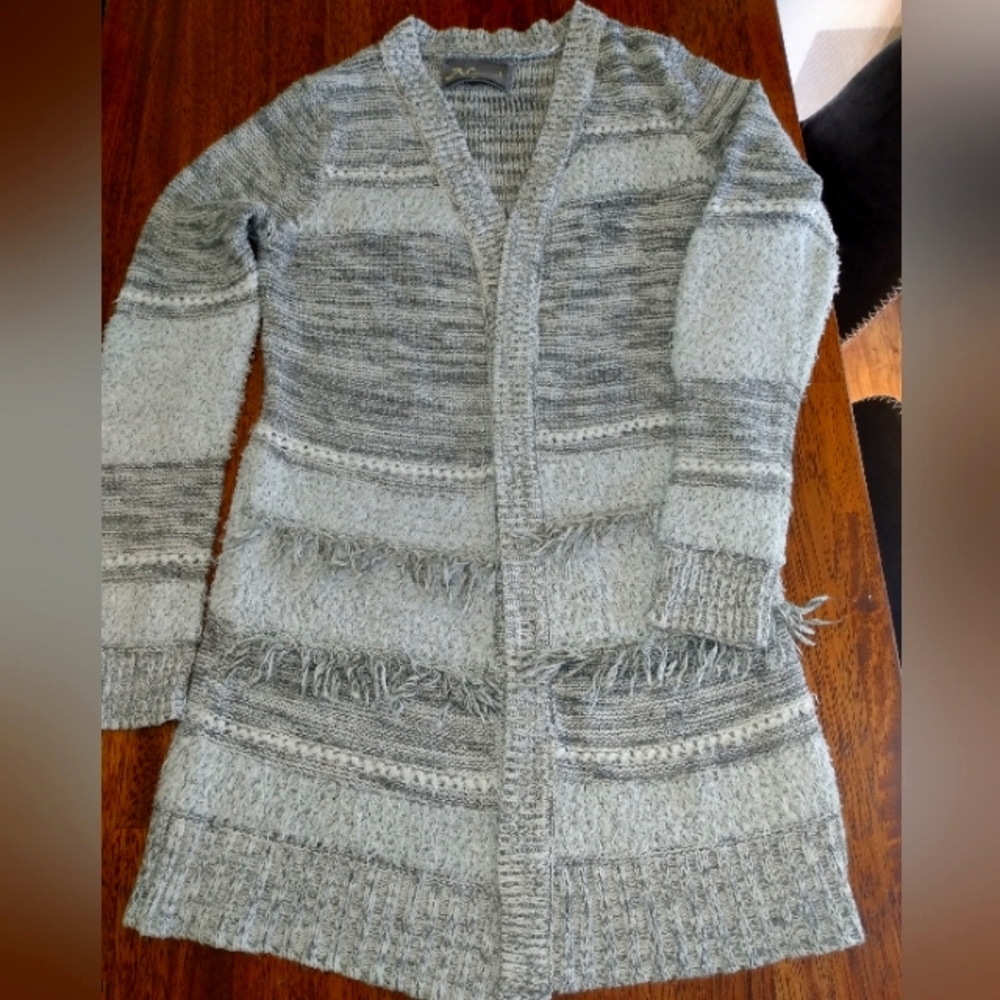 Natural Reflections Women's Long Cardigan Size M